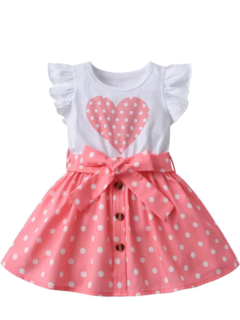 Toddler Girls Summer Polka dot Dress